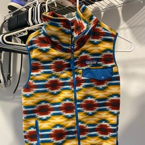Patagonia Aztec print vest